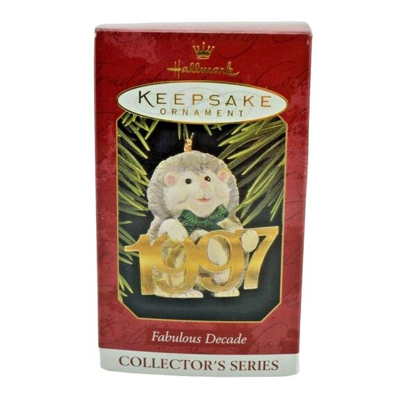 Hallmark Keepsake Ornament Fabulous Decade Collector's Series 1997 Hedgehog - Picture 2 of 5